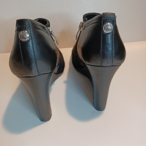 Vince Camuto Suede Wedge Ankle Booties - Picture 5 of 6